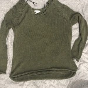 Army Green H&M Sweater